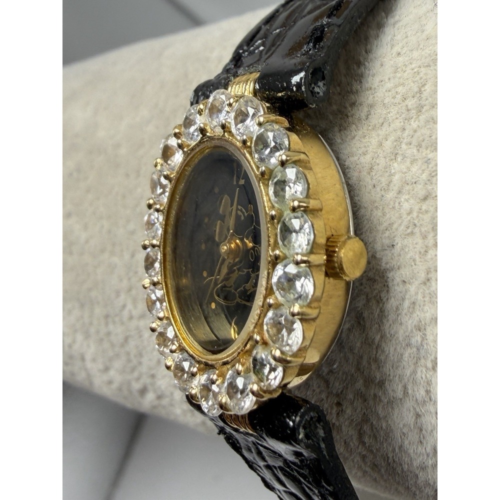 The Disney Catalog New Battery Ladies Watch 19MM 6.5" Leather Band - Picture 2 of 12